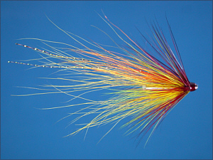 Orange Claret Tube Fly