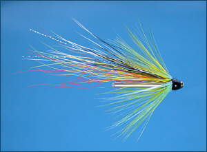 Beltra Badger Salmon Tube Fly