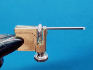 Grays Tube Fly Adaptor with Needle Tube ready for tying